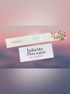 Lavanila Pure Vanilla 10ml & Juliette Has a Gun Not a Perfume 1.7ml Travel Set
